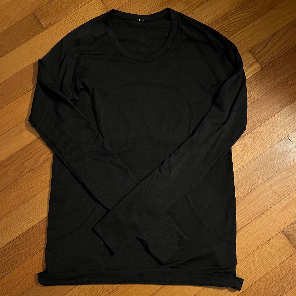 Lululemon Swiftly Tech Long Sleeve Black Size 10